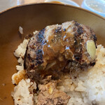 毎朝挽肉と羽釜ごはん ハンバーグぼうず的實拍圖