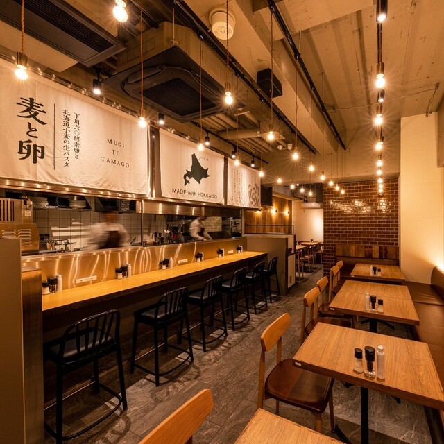 下川六〇酵素卵と北海道小麦の生パスタ 麦と卵 渋谷宮益坂店的實拍高清圖
