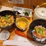 だし茶漬け+肉うどん えん ルクア大阪店的实拍图
