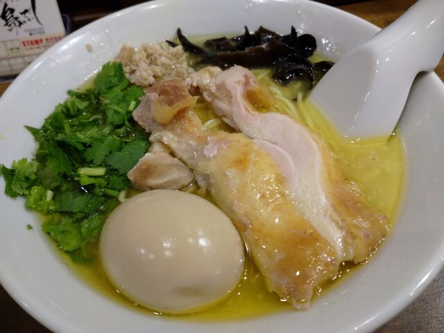 鶏白湯ラーメン 鳥ぶし的實拍高清圖