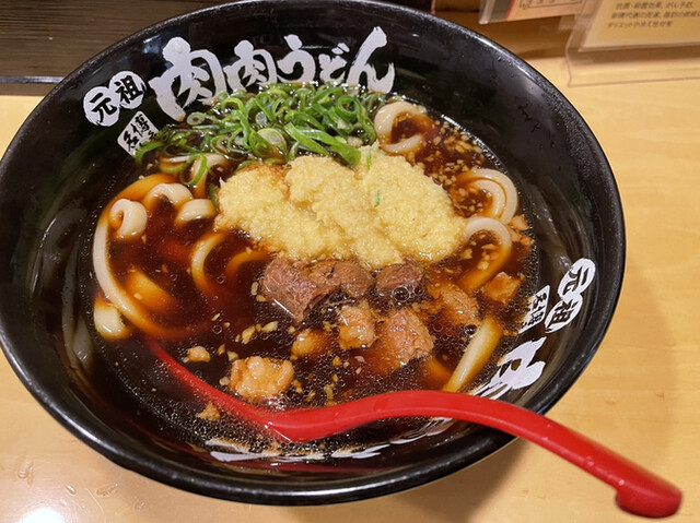 元祖肉肉うどん 中洲店的實拍高清圖