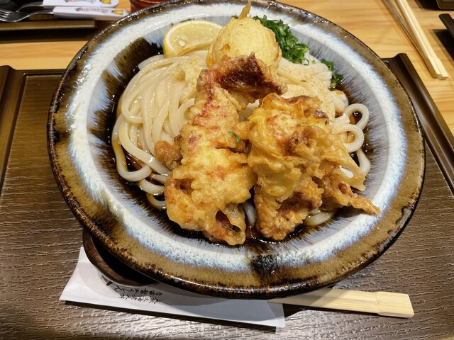 天然大海老天丼 自家製おうどん 白狐的實拍高清圖