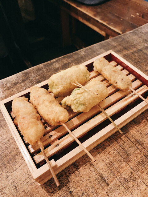 いか玉焼と串カツ マハカラ的實拍高清圖
