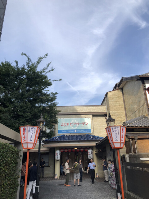 上七軒ビアガーデン的实拍高清图