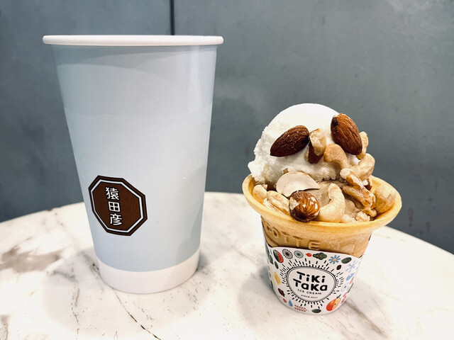 猿田彦珈琲とティキタカアイスクリームのお店的實拍高清圖