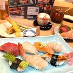 元祖ぶっち切り寿司 魚心 心斎橋店的實拍圖