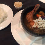 the soup的实拍图