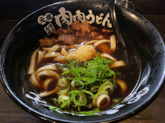 元祖肉肉うどん 中洲店的實拍高清圖