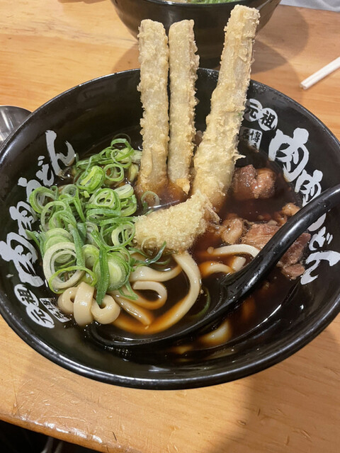 元祖肉肉うどん 中洲店的實拍高清圖