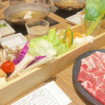 しゃぶしゃぶ あんず畑から 原田店的實拍圖