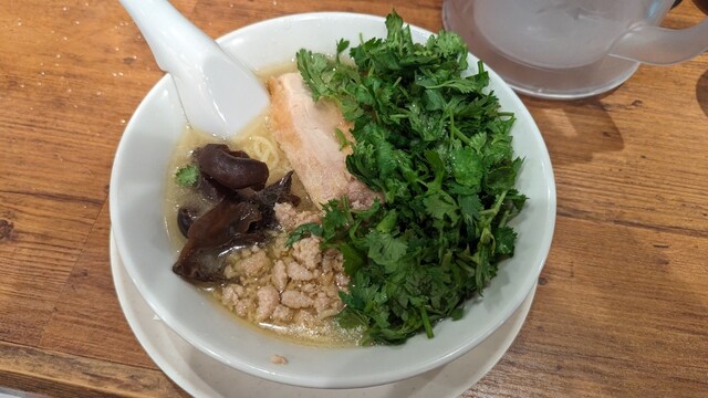 鶏白湯ラーメン 鳥ぶし的實拍高清圖