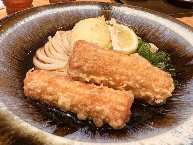 天然大海老天丼 自家製おうどん 白狐的實拍高清圖
